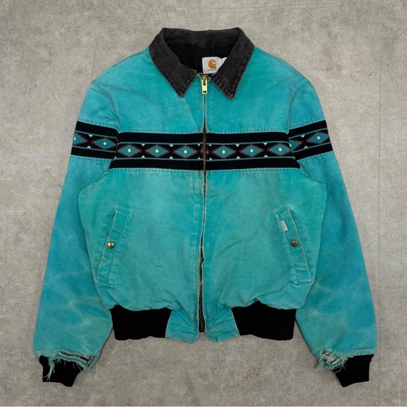 Vintage Carhartt Aztec Jacket - Picture 1 of 13